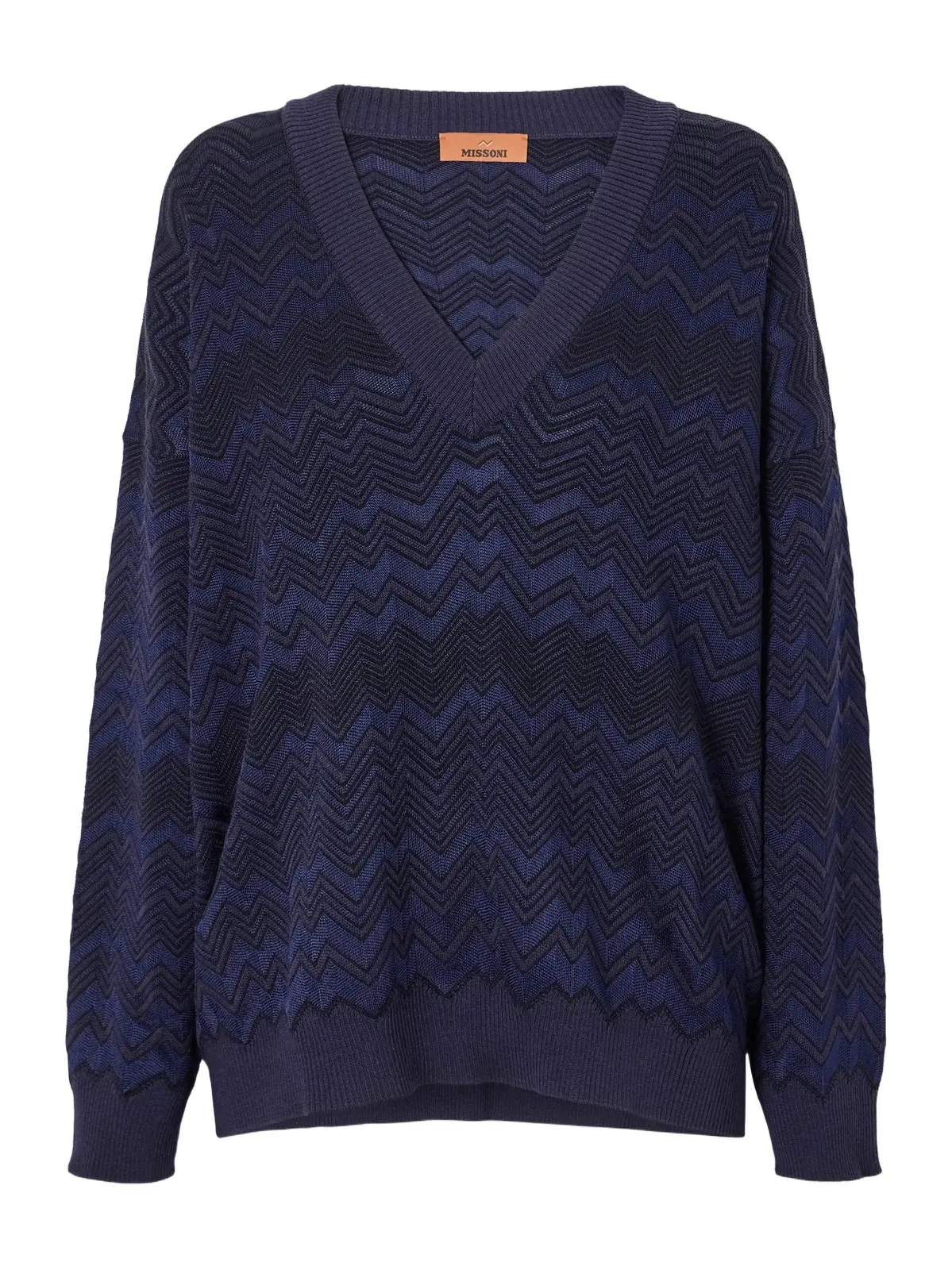 Striped Crochet-knit Sweater