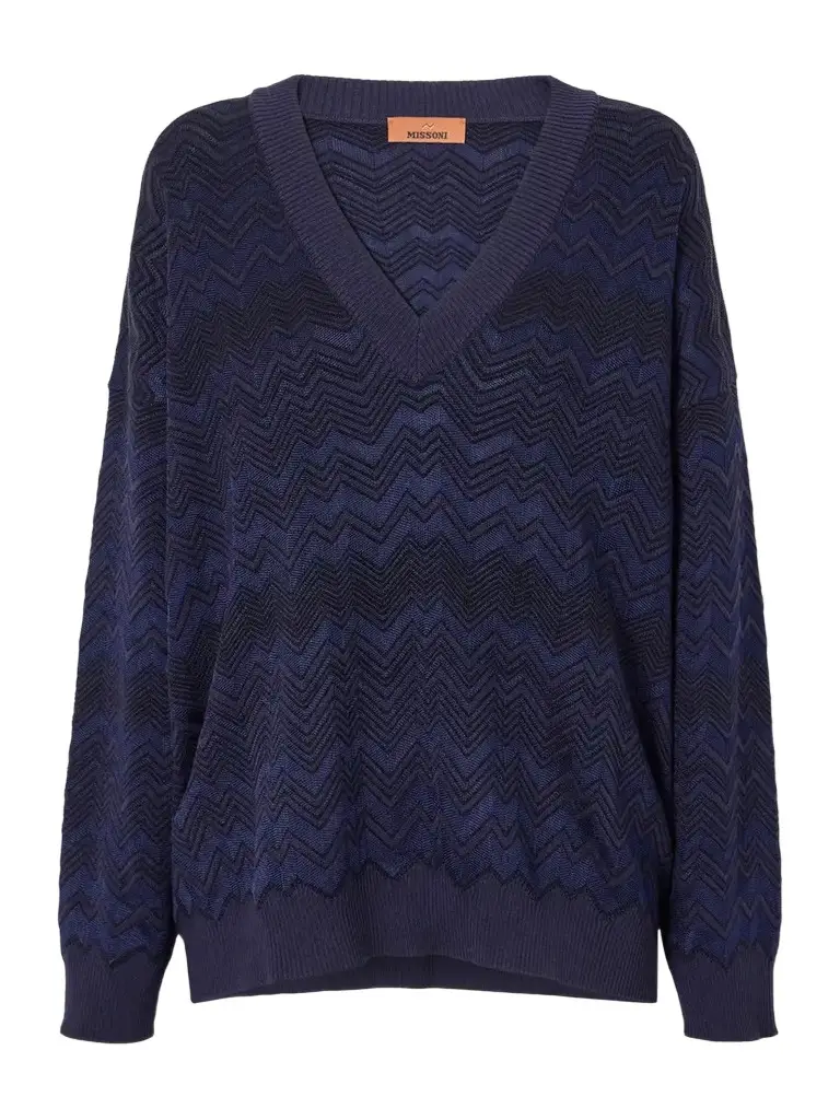 Missoni Striped Crochet-knit Sweater | Image 1 Missoni Striped Crochet-knit Sweater | Image 1