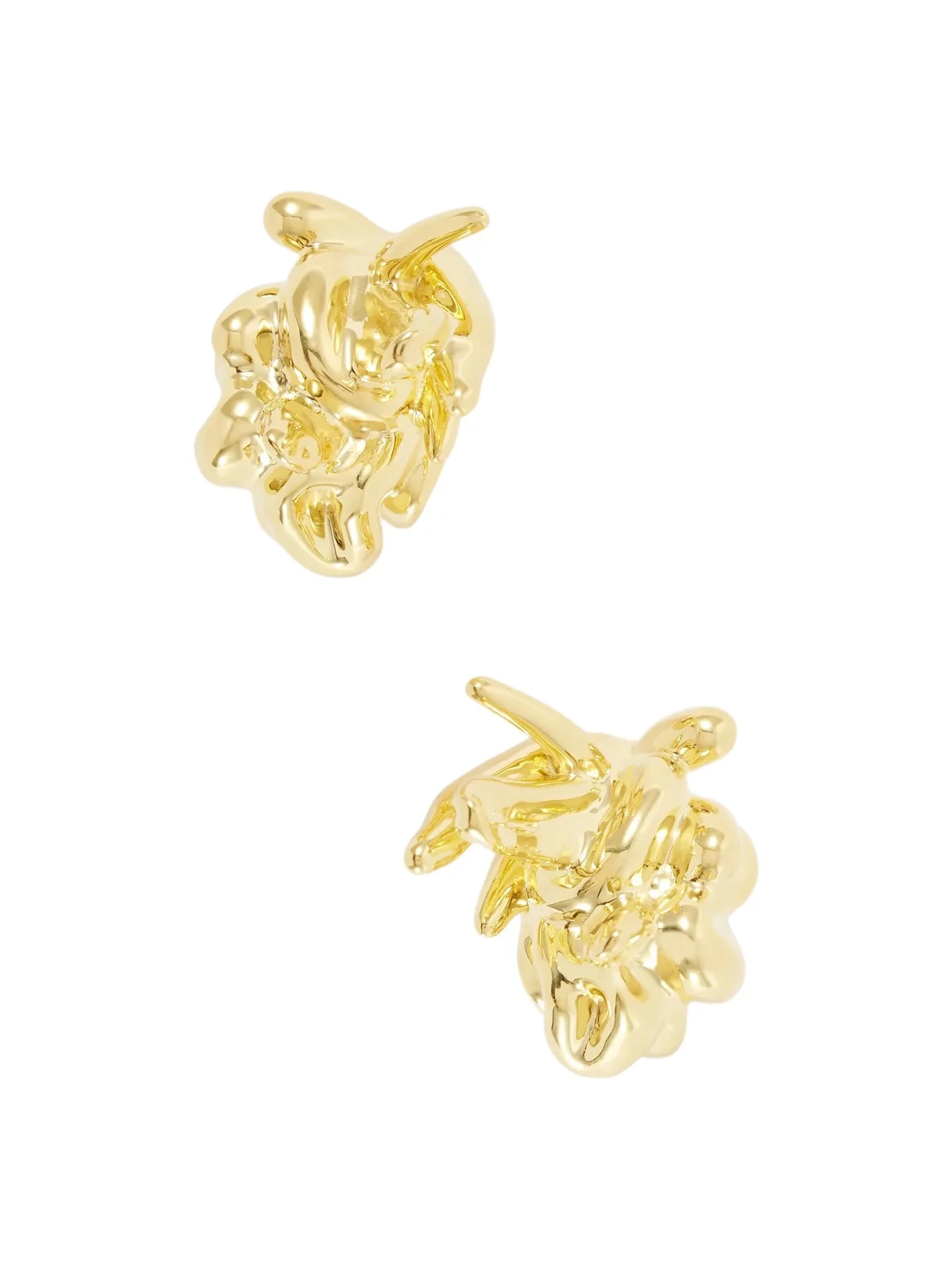 Gold-plated Recycled Silver Earrings
