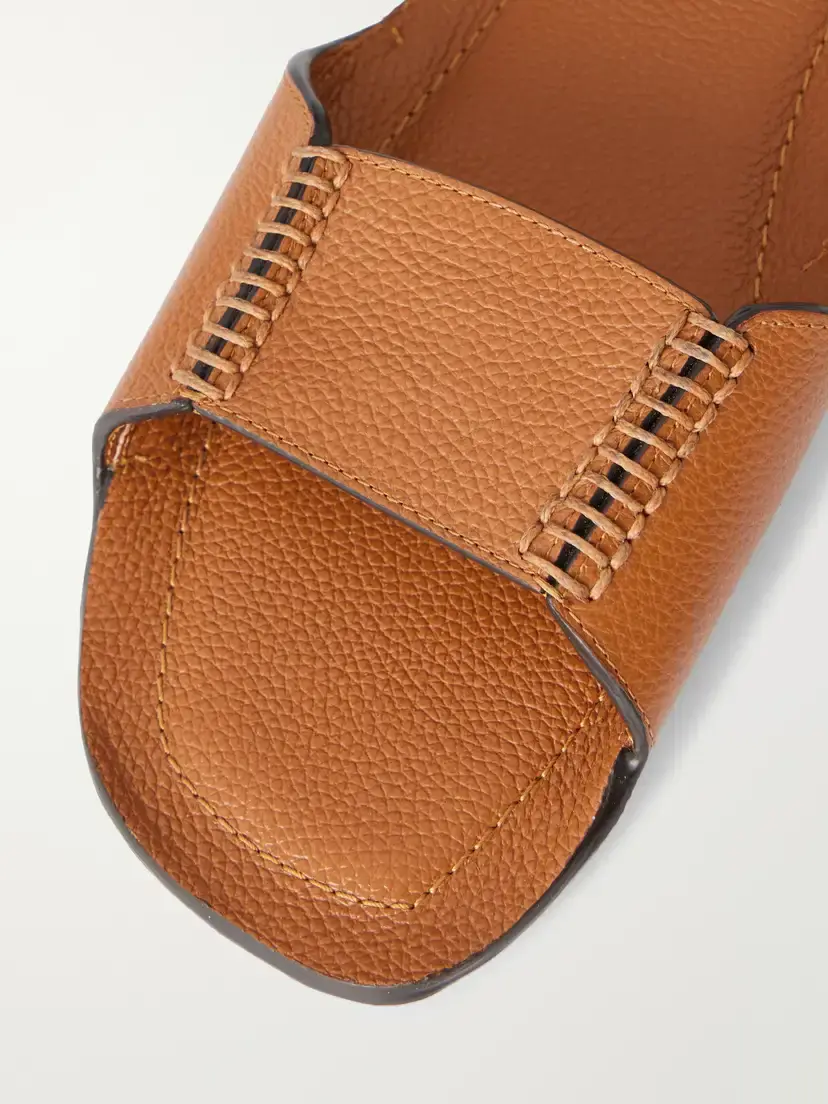 TOTEME Textured-leather Sandals | Thumbnail 5