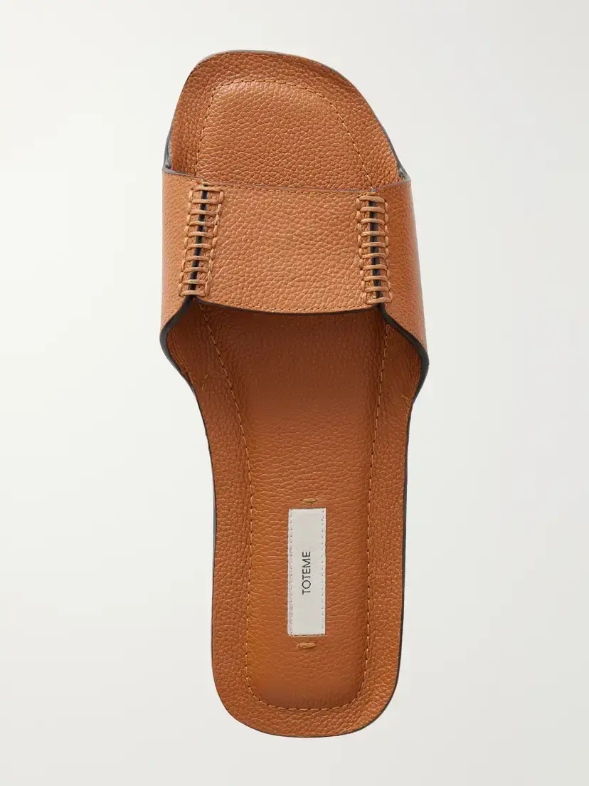 TOTEME Textured-leather Sandals | Thumbnail 6