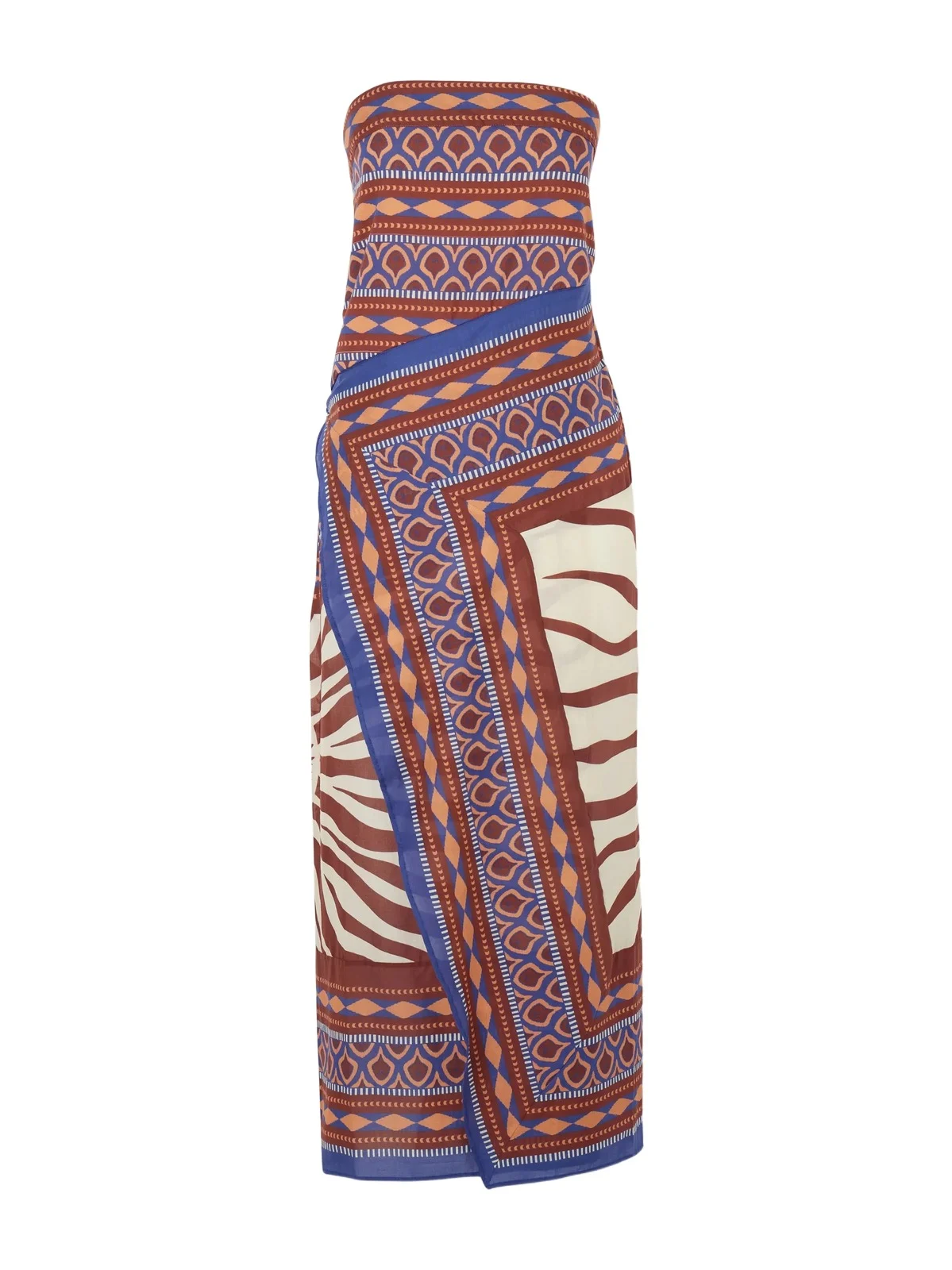 Paraiso Agreste Printed Cotton-voile Maxi Dress Paraiso Agreste Printed Cotton-voile Maxi Dress