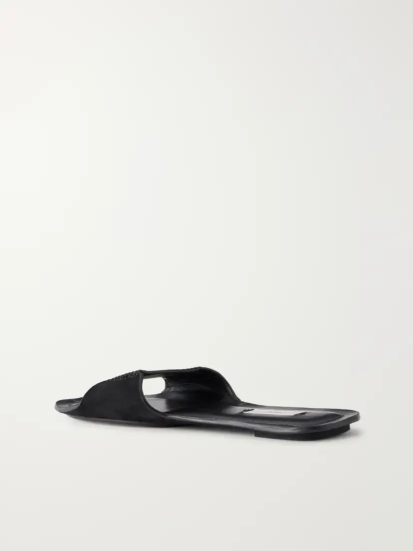 TOTEME Suede Slides | Thumbnail 3 TOTEME Suede Slides | Thumbnail 3