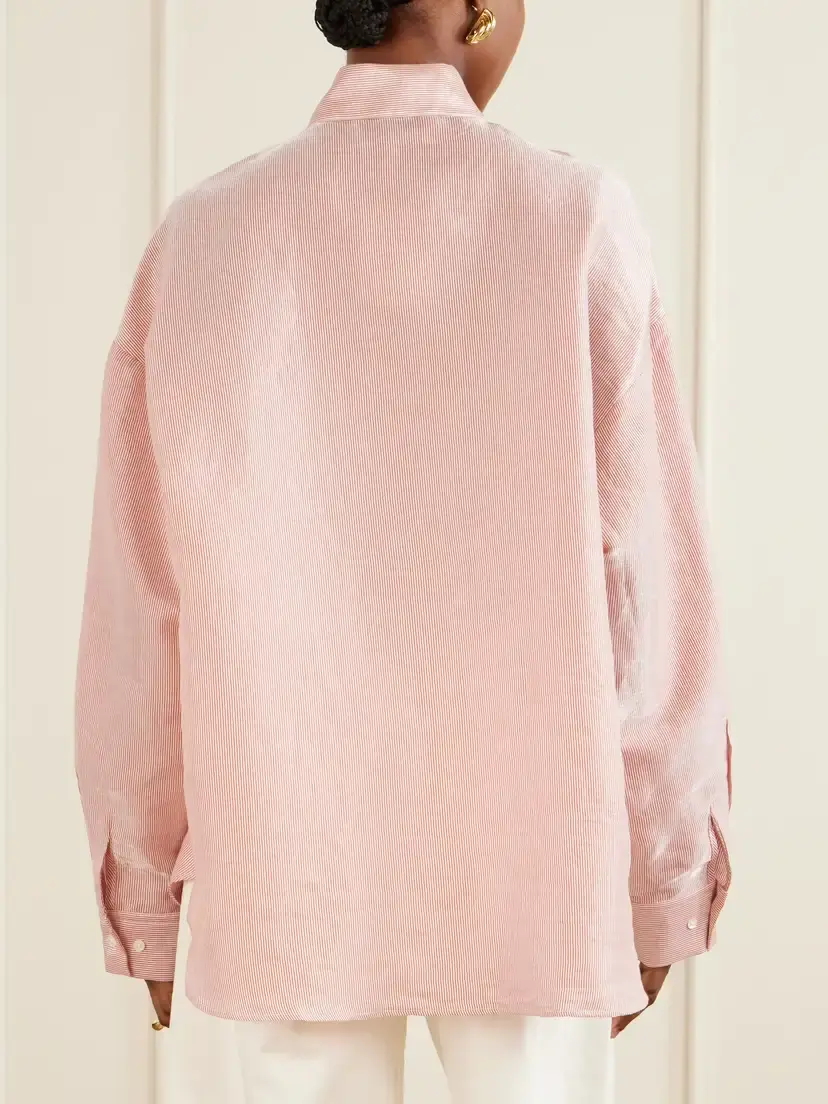 TWP Something Borrowed Striped Cotton-organza Shirt | Thumbnail 4 TWP Something Borrowed Striped Cotton-organza Shirt | Thumbnail 4