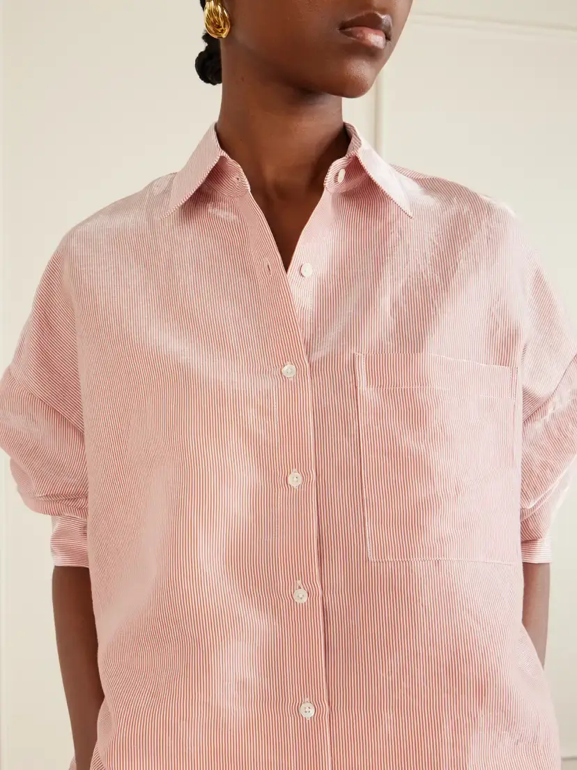 TWP Something Borrowed Striped Cotton-organza Shirt | Thumbnail 5 TWP Something Borrowed Striped Cotton-organza Shirt | Thumbnail 5