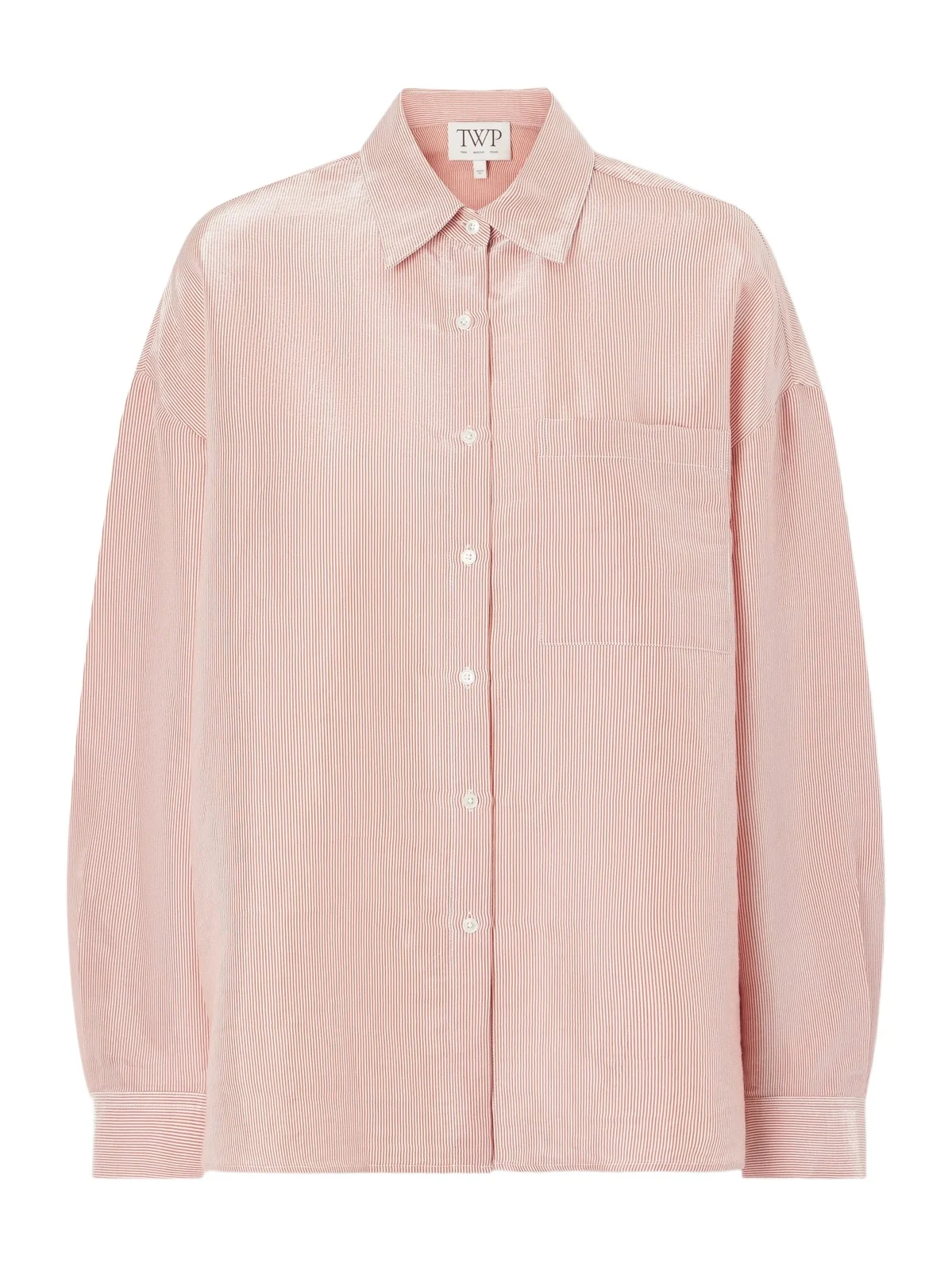 TWP Something Borrowed Striped Cotton-organza Shirt