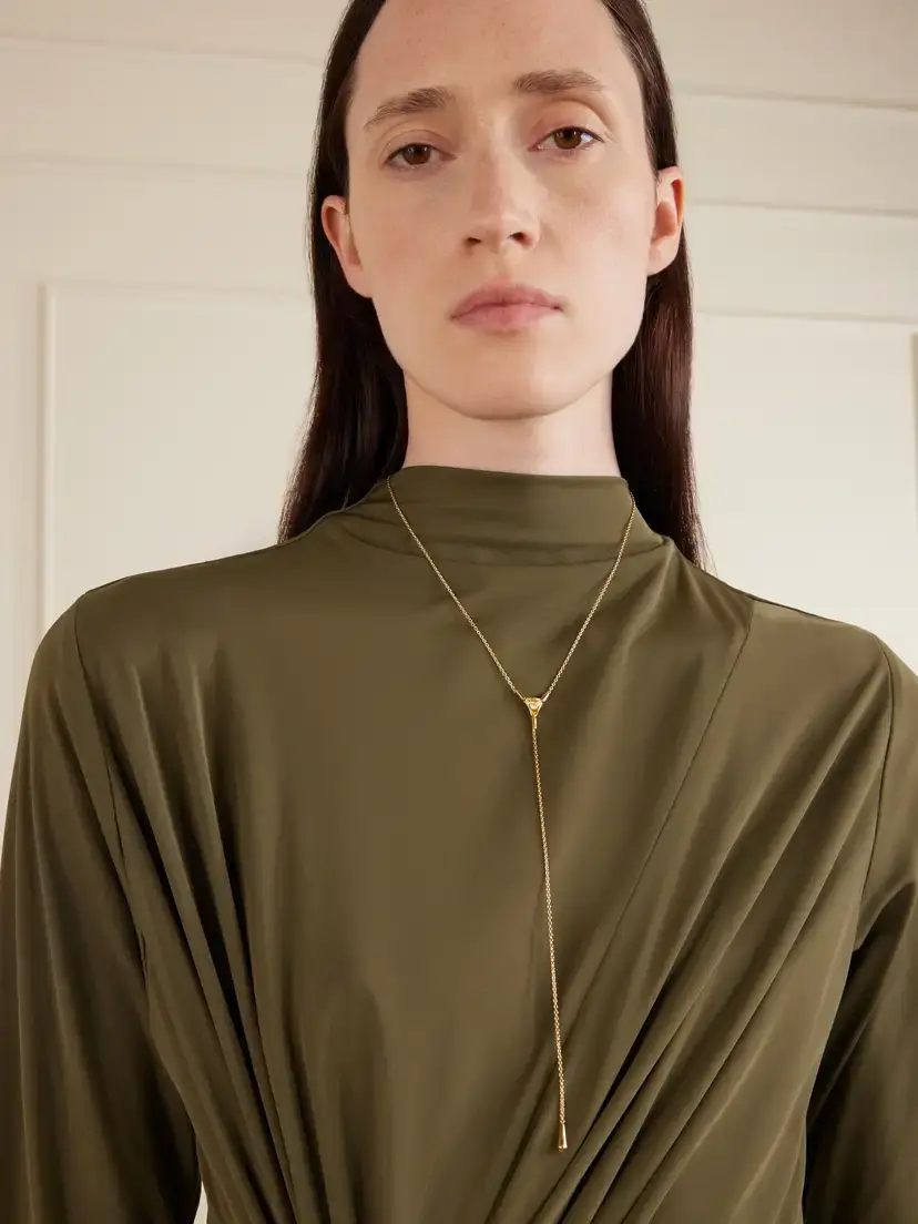 Nikos Koulis 18-karat Gold Diamond Necklace | Thumbnail 2 Nikos Koulis 18-karat Gold Diamond Necklace | Thumbnail 2