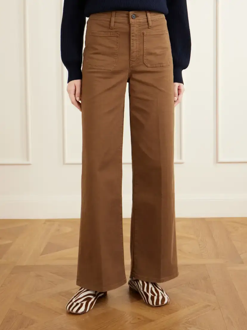 Frame Le Slim Palazzo Harbor Pocket High-rise Wide-leg Jeans | Thumbnail 3 Frame Le Slim Palazzo Harbor Pocket High-rise Wide-leg Jeans | Thumbnail 3