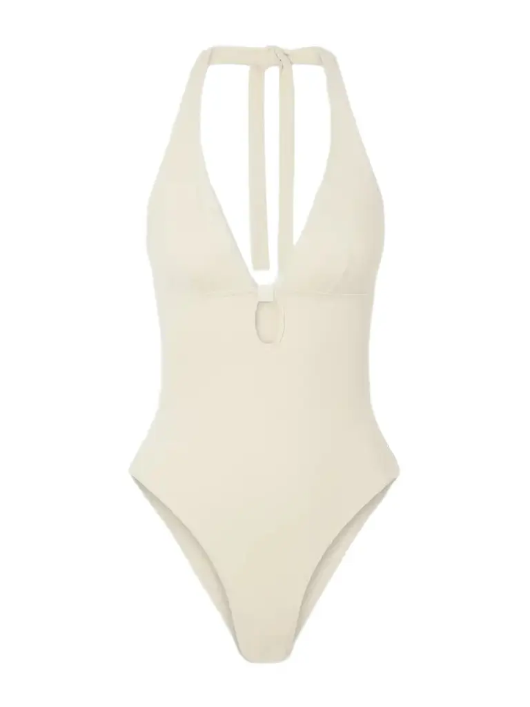 Eres Harmony Embellished Cut-out Stretch-jersey Swimsuit | Image 1 Eres Harmony Embellished Cut-out Stretch-jersey Swimsuit | Image 1