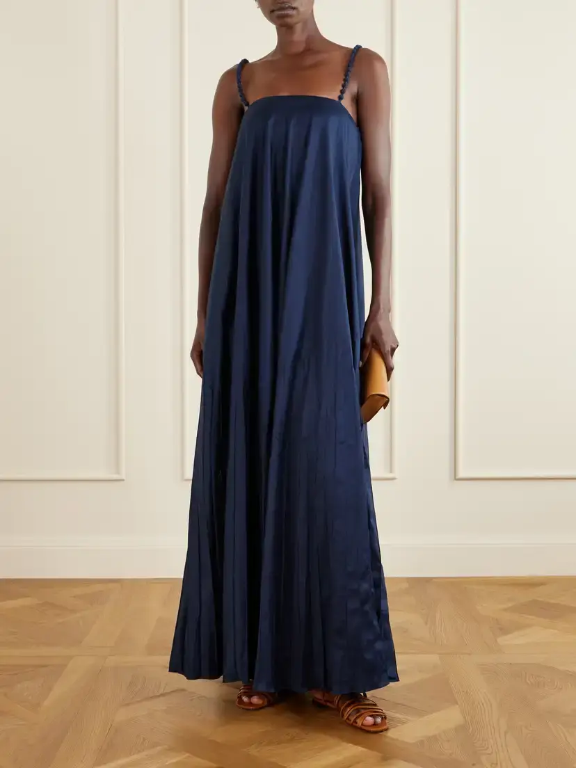 ANDRES OTALORA Asali Contigo Cotton-poplin Maxi Dress | Thumbnail 2