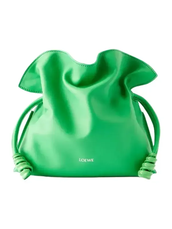 Flamenco Coil Mini Leather Clutch