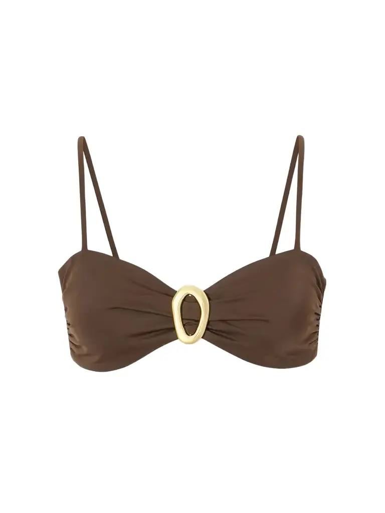 Away That Day Cabo Verde Embellished Bikini Top | Image 1 Away That Day Cabo Verde Embellished Bikini Top | Image 1