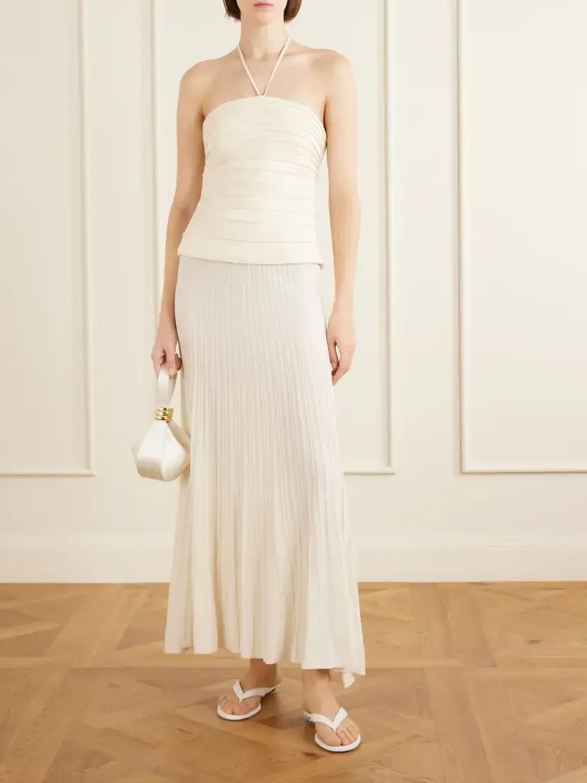 ANDRES OTALORA En Tu Luz Embroidered Linen Bustier Top | Thumbnail 2 ANDRES OTALORA En Tu Luz Embroidered Linen Bustier Top | Thumbnail 2