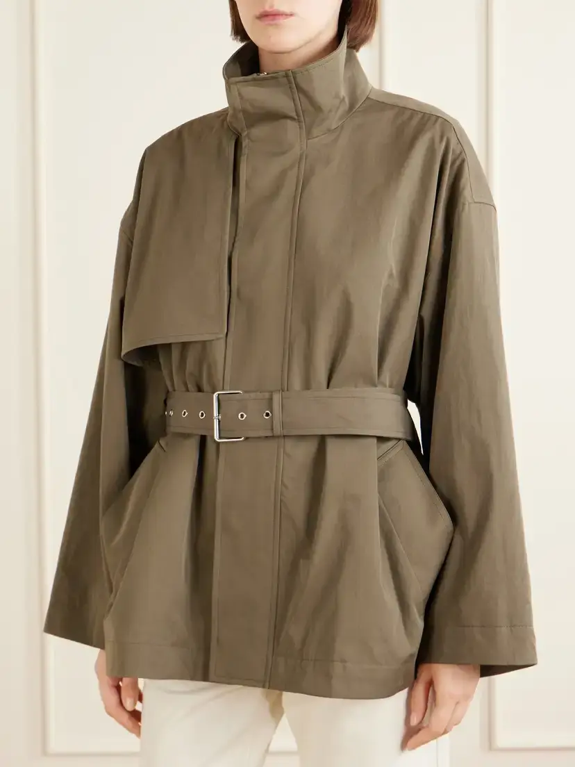 Frame The Short Field Belted Cotton-twill Jacket | Thumbnail 3 Frame The Short Field Belted Cotton-twill Jacket | Thumbnail 3
