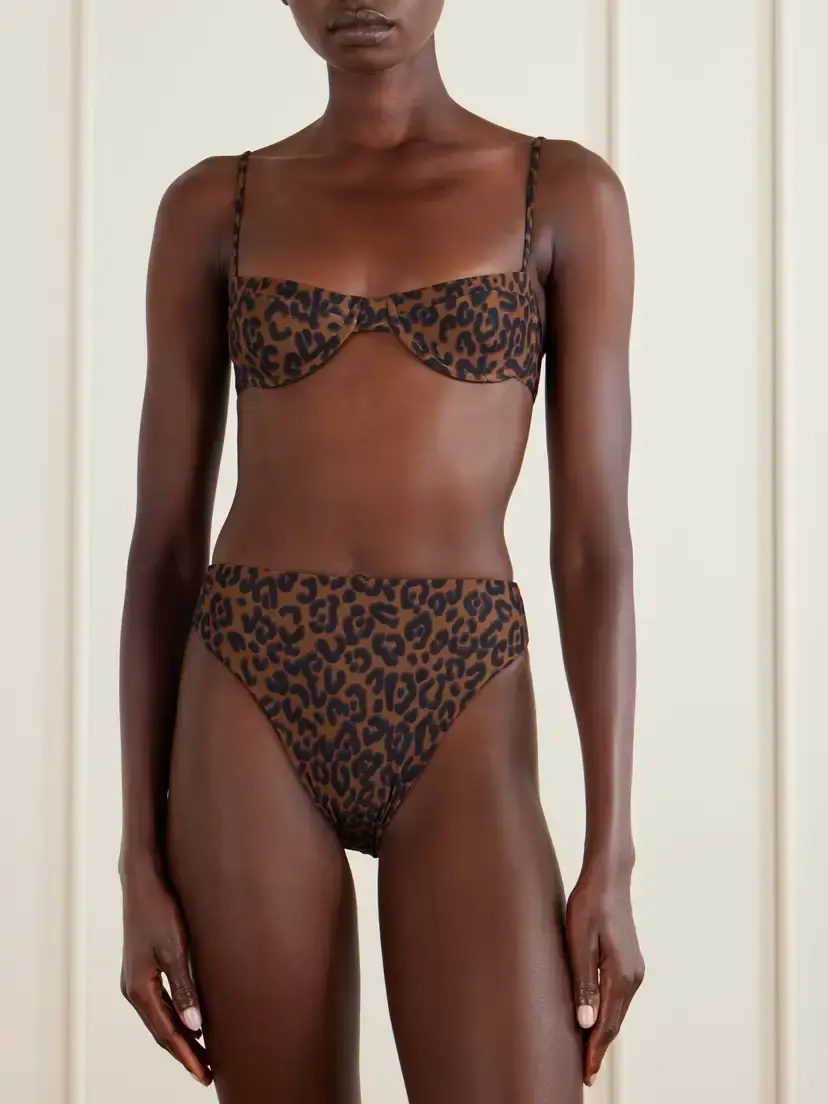 Haight Barbara Leopard-print Bikini Top | Thumbnail 2 Haight Barbara Leopard-print Bikini Top | Thumbnail 2