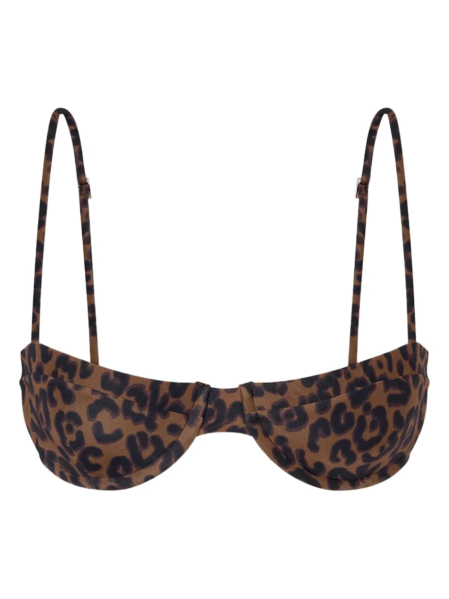 Barbara Leopard-print Bikini Top Barbara Leopard-print Bikini Top