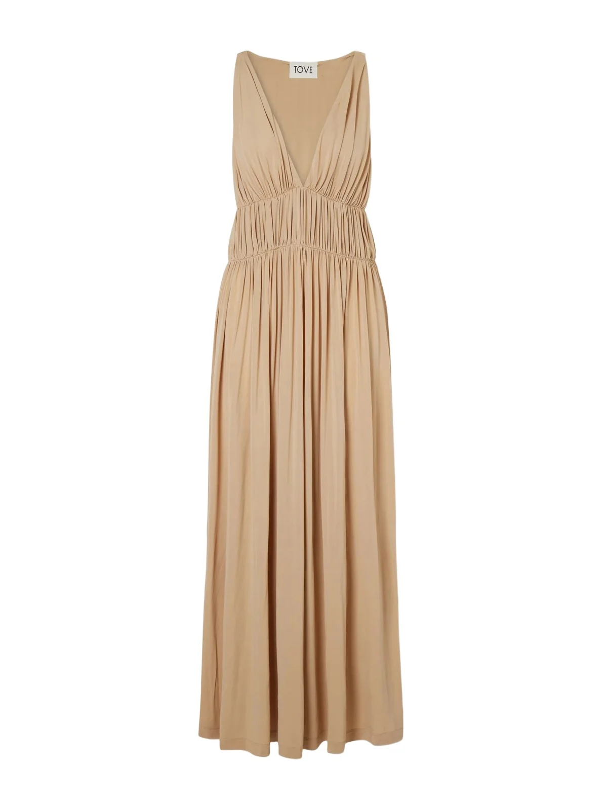 Ouida Gathered Jersey Maxi Dress Ouida Gathered Jersey Maxi Dress