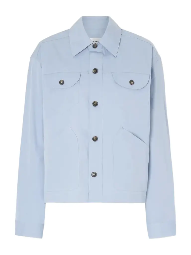 Frame The Utility Cotton-poplin Jacket | Image 1 Frame The Utility Cotton-poplin Jacket | Image 1