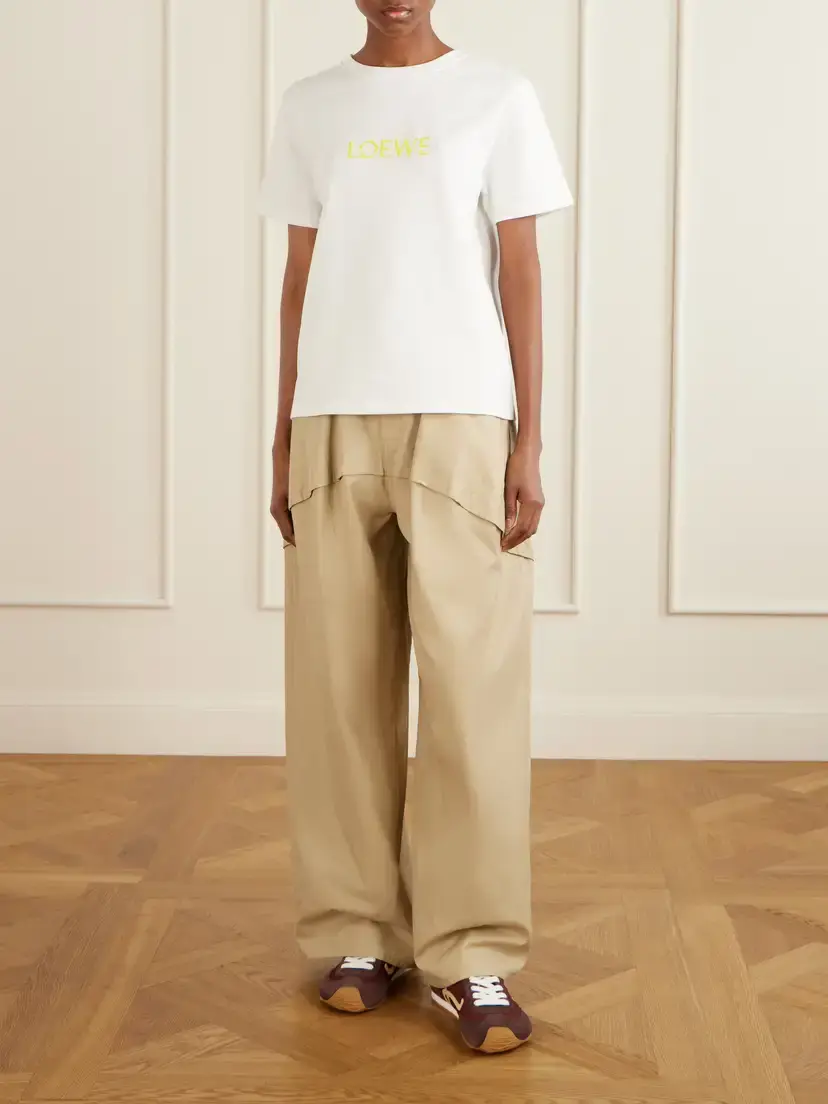 Loewe Ballet Runner 2.0 Logo-appliquéd Suede-trimmed Shell Sneakers | Thumbnail 4 Loewe Ballet Runner 2.0 Logo-appliquéd Suede-trimmed Shell Sneakers | Thumbnail 4