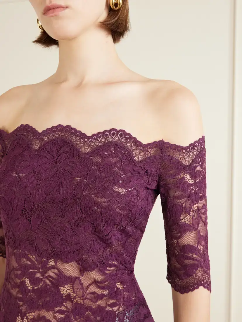 Rabanne Off-the-shoulder Lace Blouse | Thumbnail 5 Rabanne Off-the-shoulder Lace Blouse | Thumbnail 5