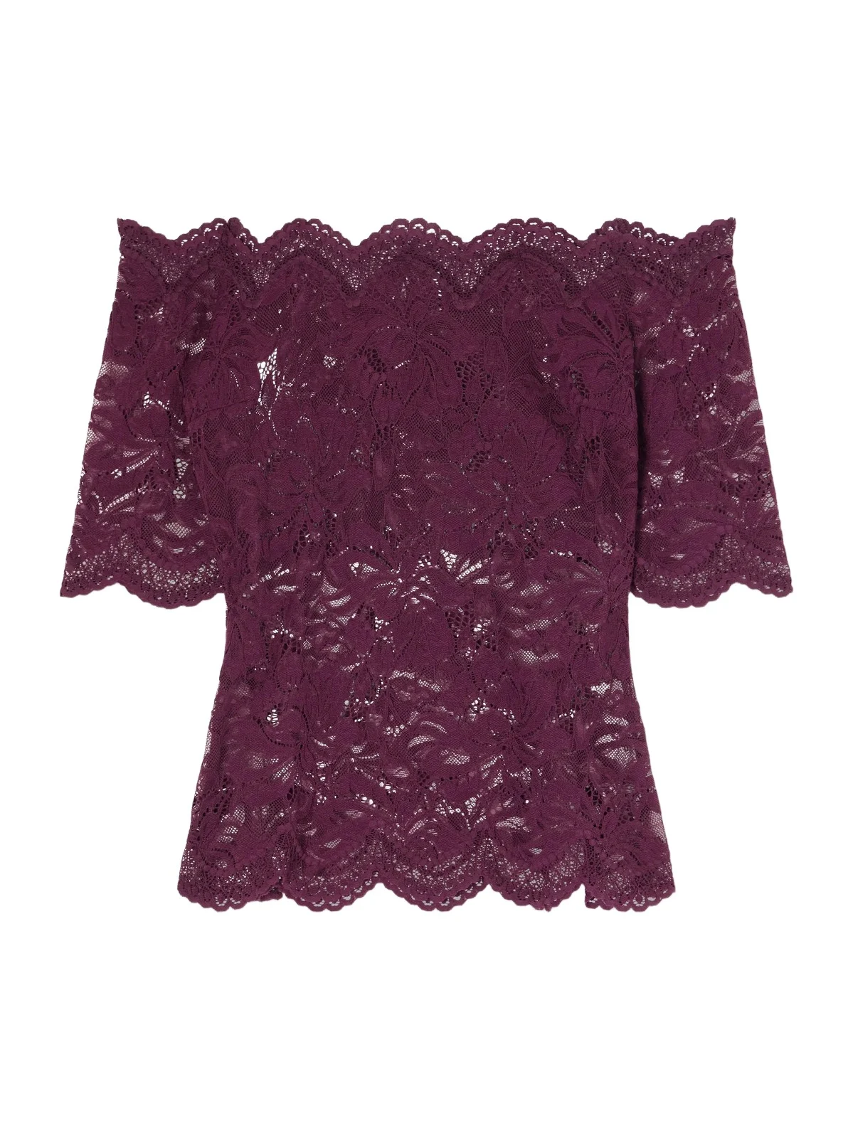 Rabanne Off-the-shoulder Lace Blouse