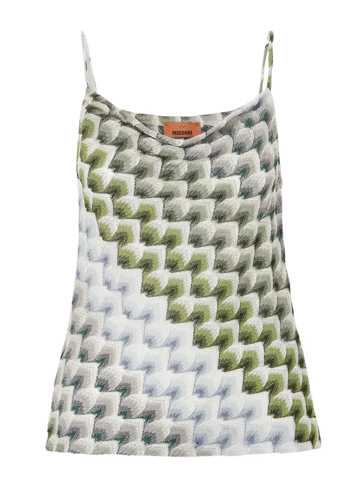 Missoni Metallic Crochet-knit Tank