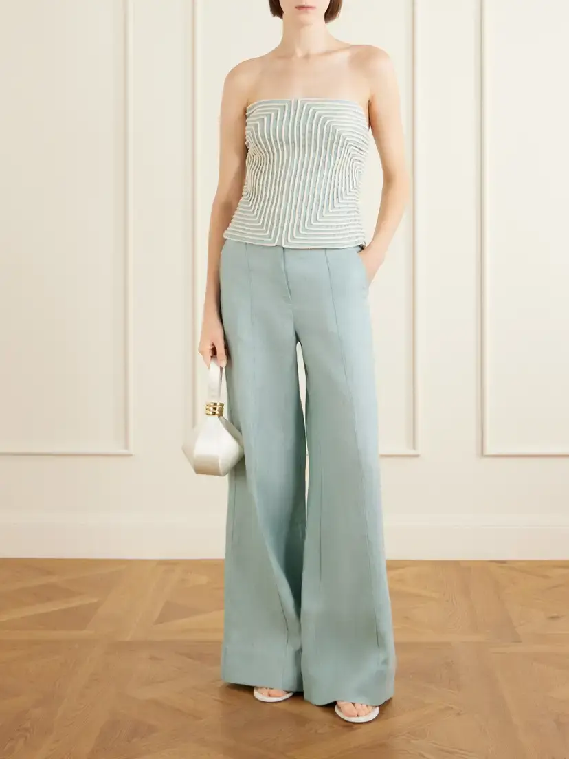 ANDRES OTALORA La Promesa Linen Wide-leg Pants | Thumbnail 2 ANDRES OTALORA La Promesa Linen Wide-leg Pants | Thumbnail 2