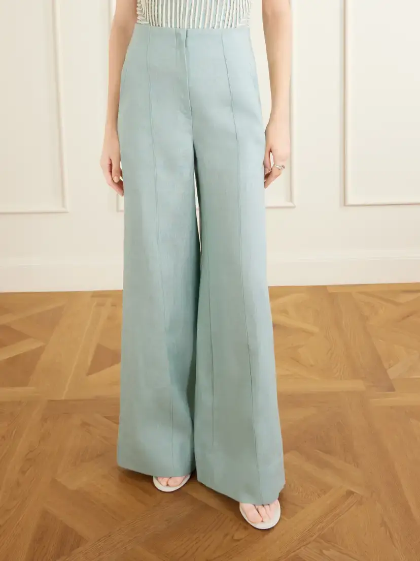 ANDRES OTALORA La Promesa Linen Wide-leg Pants | Thumbnail 3 ANDRES OTALORA La Promesa Linen Wide-leg Pants | Thumbnail 3