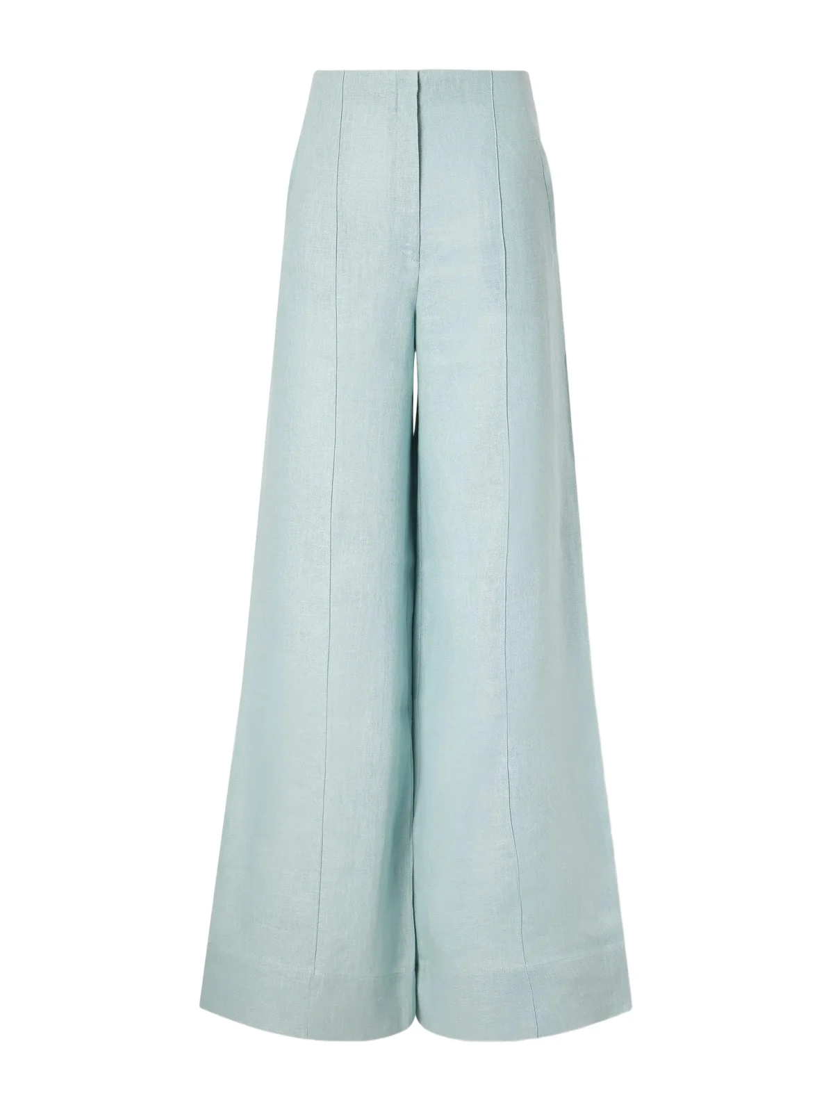 La Promesa Linen Wide-leg Pants La Promesa Linen Wide-leg Pants