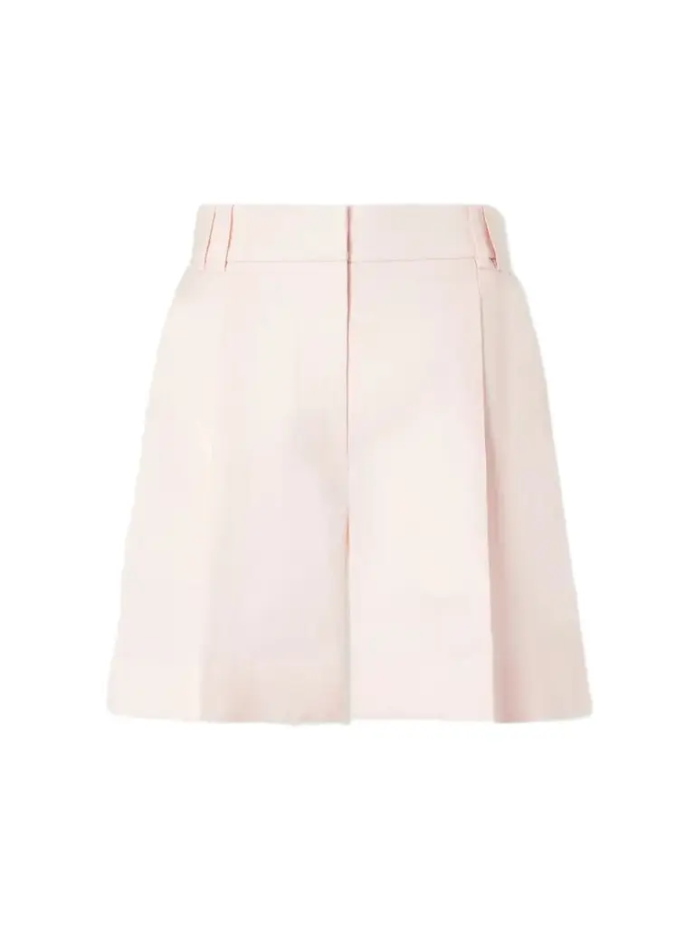 Another Tomorrow Pleated Linen Shorts | Image 1 Another Tomorrow Pleated Linen Shorts | Image 1