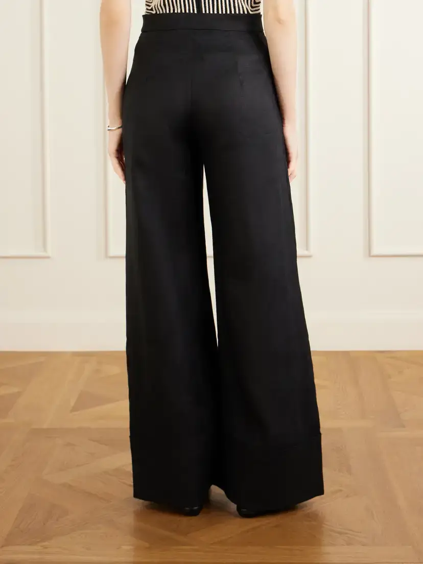 ANDRES OTALORA La Promesa Linen Wide-leg Pants | Thumbnail 4 ANDRES OTALORA La Promesa Linen Wide-leg Pants | Thumbnail 4