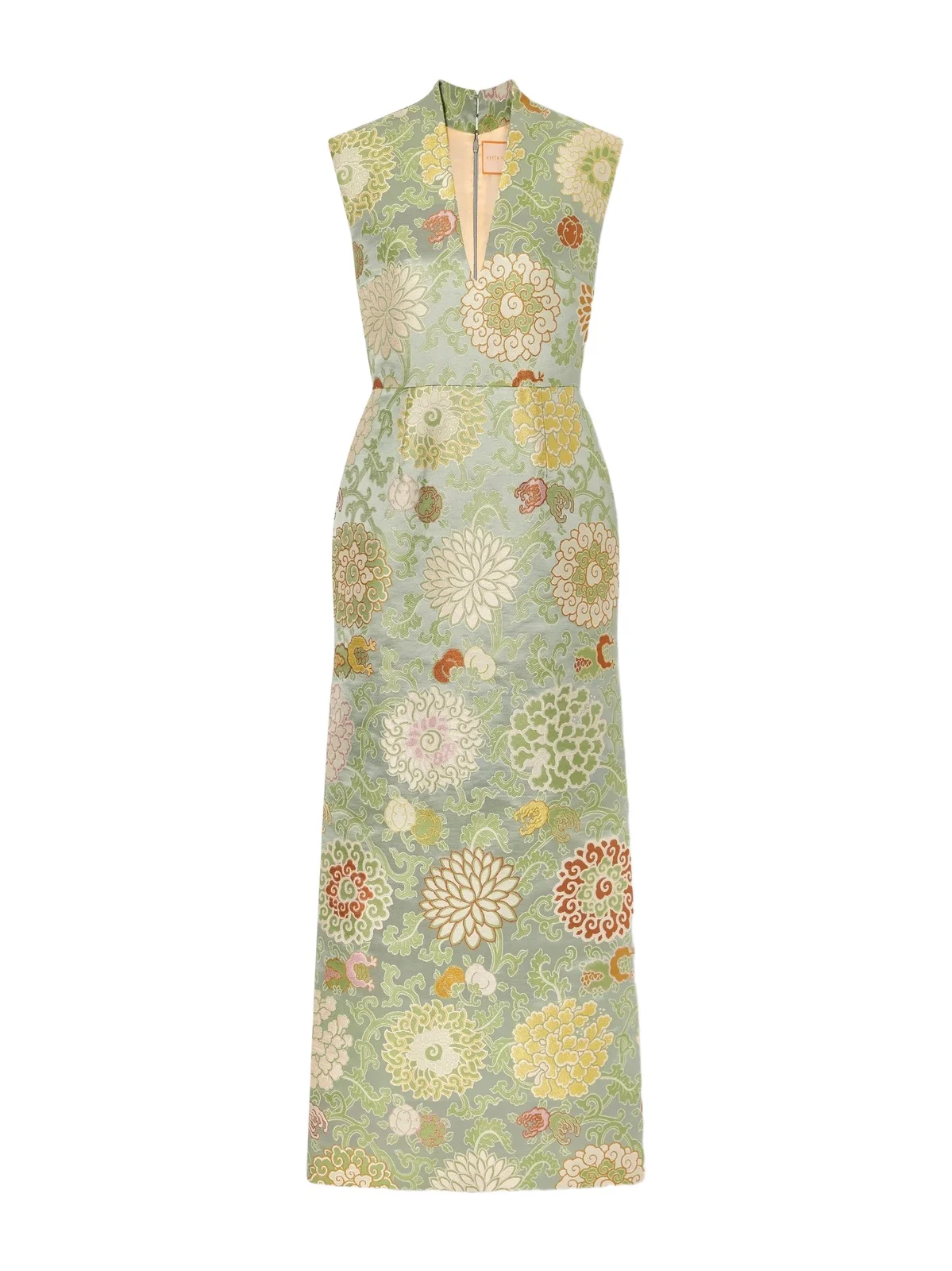 Praga Embroidered Woven Midi Dress