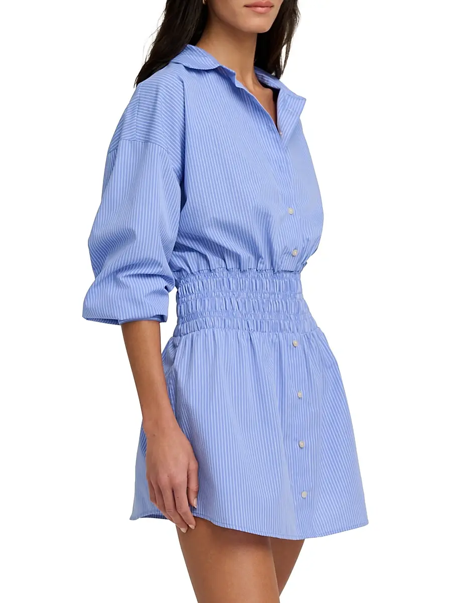Favorite Daughter Women's The Waist Not Smocked Mini-Shirtdress | Thumbnail 4 Favorite Daughter Women's The Waist Not Smocked Mini-Shirtdress | Thumbnail 4