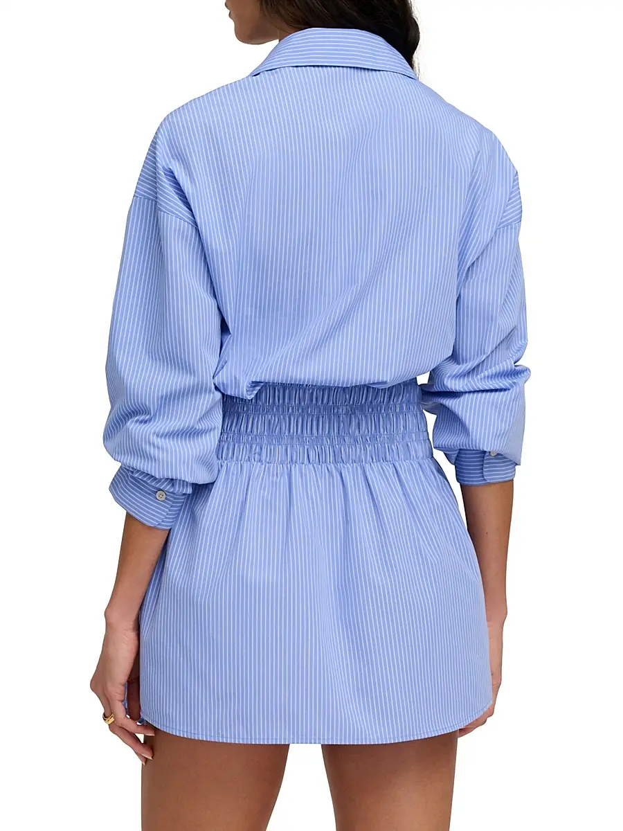 Favorite Daughter Women's The Waist Not Smocked Mini-Shirtdress | Thumbnail 5 Favorite Daughter Women's The Waist Not Smocked Mini-Shirtdress | Thumbnail 5