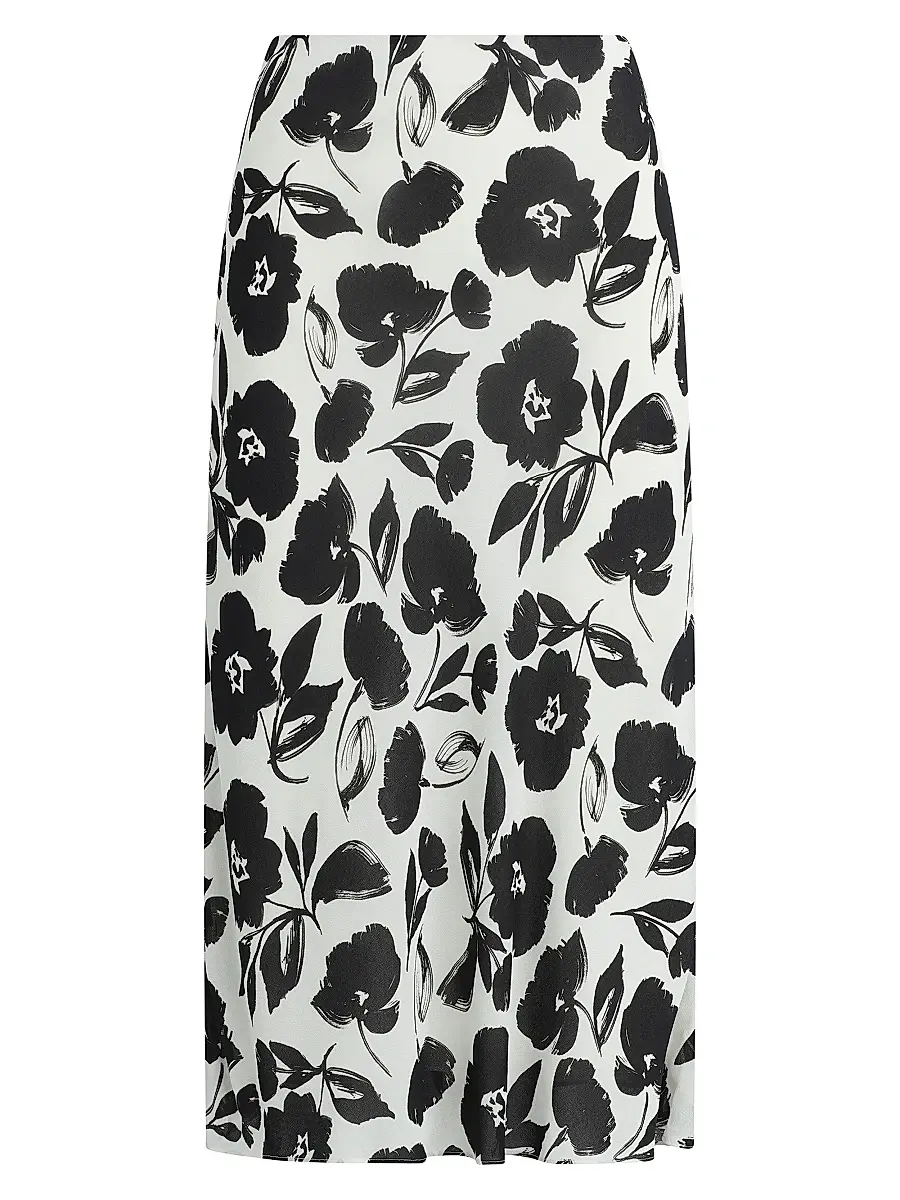Favorite Daughter Women's The Jojo Floral Midi Skirt - Brushed Neutral - Size Large | Image 1 Favorite Daughter Women's The Jojo Floral Midi Skirt - Brushed Neutral - Size Large | Image 1