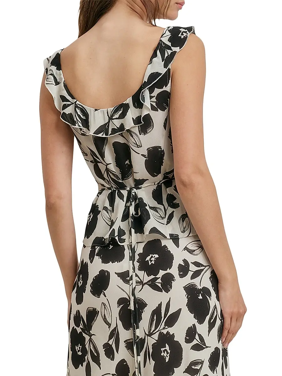 Favorite Daughter Women's The Love Note Brushed Floral Top | Thumbnail 6