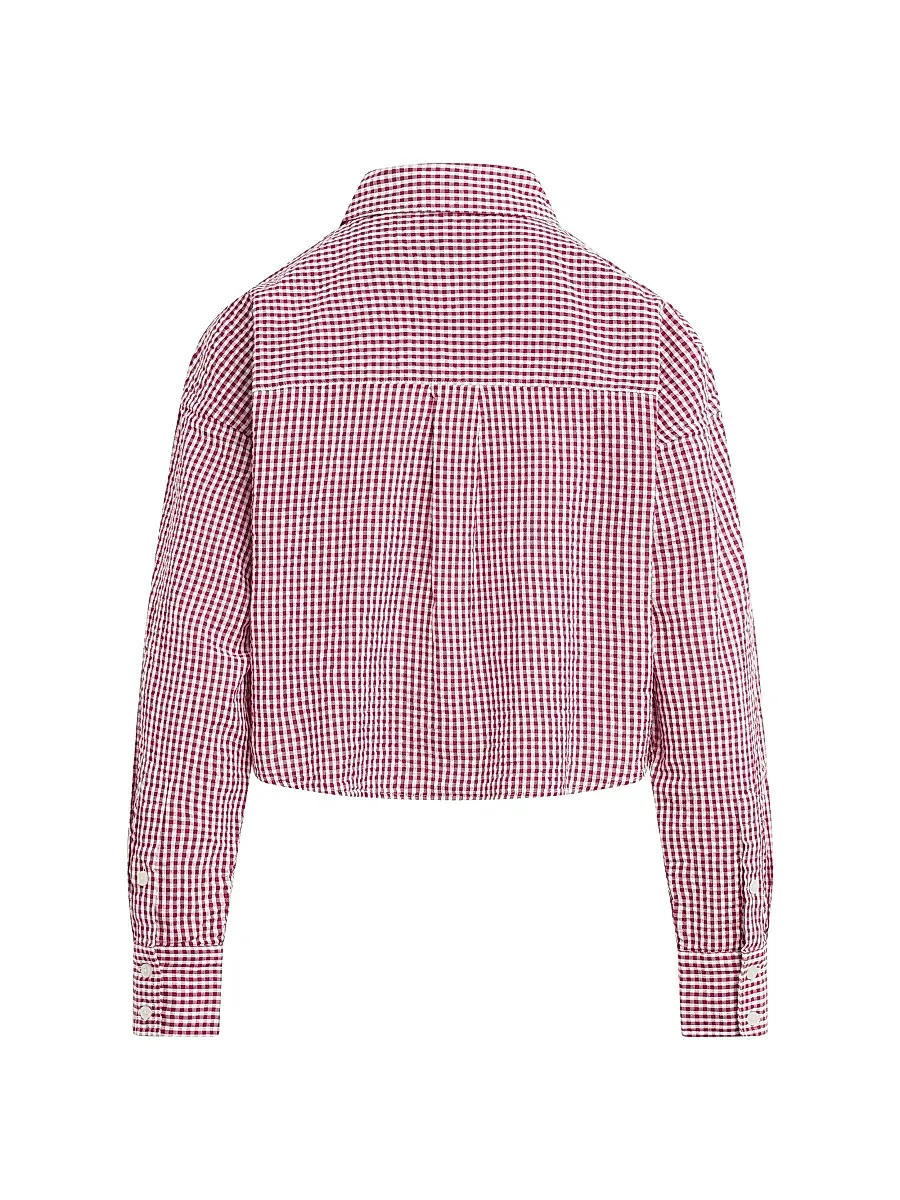 Favorite Daughter Women's The Crop Ex Boyfriend Gingham Shirt | Thumbnail 3 Favorite Daughter Women's The Crop Ex Boyfriend Gingham Shirt | Thumbnail 3