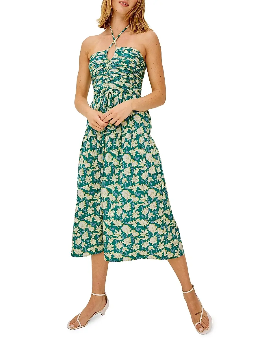 RAILS Women's Irene Floral Cotton Midi-Dress | Thumbnail 2
