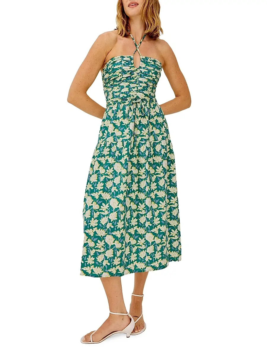 RAILS Women's Irene Floral Cotton Midi-Dress | Thumbnail 3