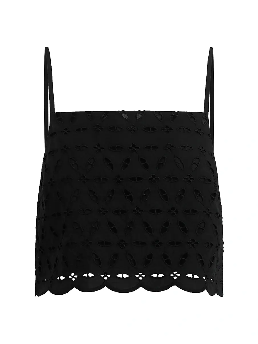 Favorite Daughter Women's The Pretty Please Camisole Top - Black - Size XL | Image 1 Favorite Daughter Women's The Pretty Please Camisole Top - Black - Size XL | Image 1
