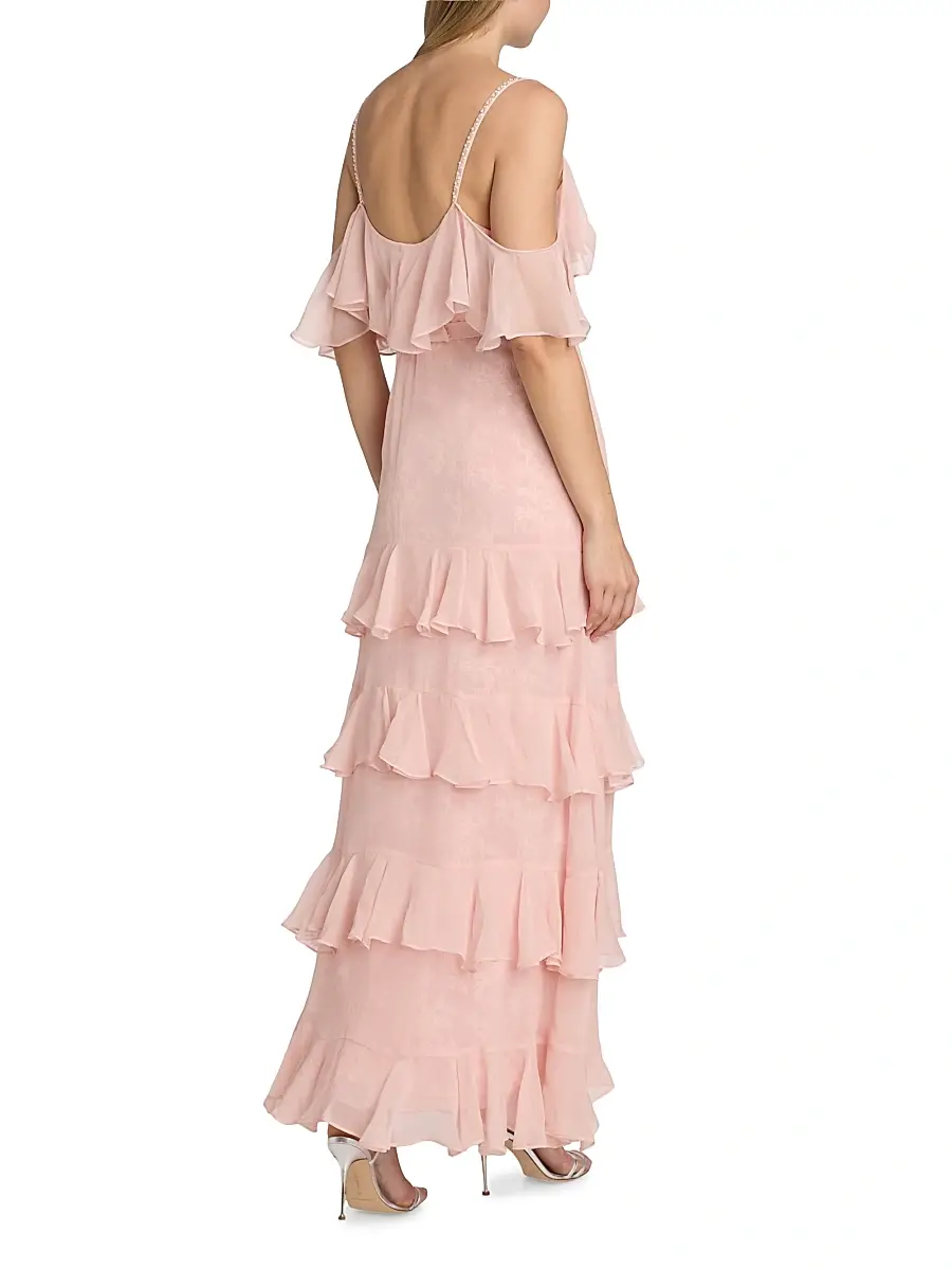 LoveShackFancy Women's Laelia Rose-Print Ruffled Silk Maxi Dress | Thumbnail 5 LoveShackFancy Women's Laelia Rose-Print Ruffled Silk Maxi Dress | Thumbnail 5