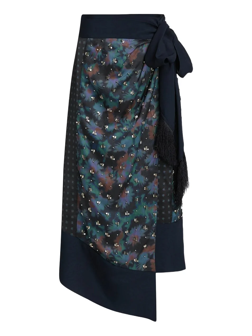 Women's Desert Printed Embellished Midi-Wrap Skirt Women's Desert Printed Embellished Midi-Wrap Skirt