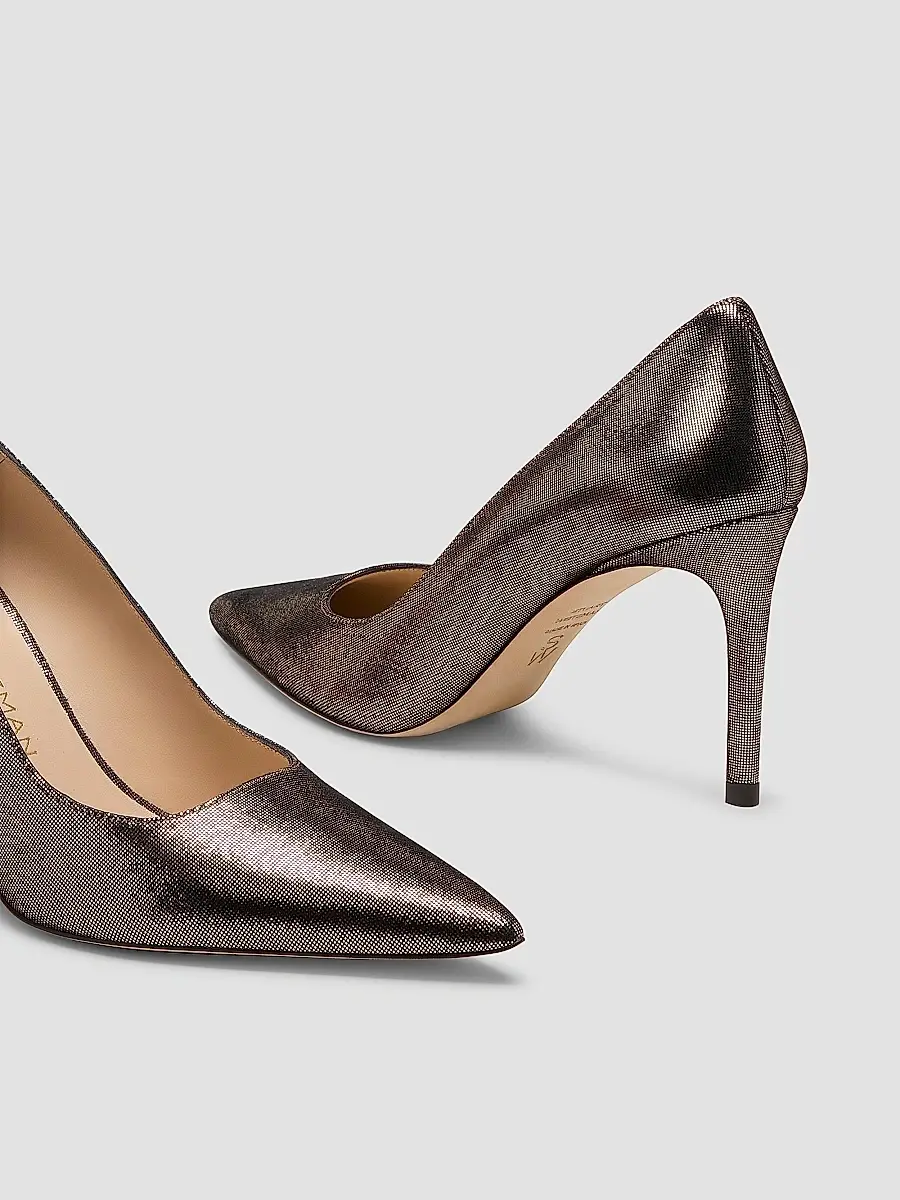 Stuart Weitzman Women's Power 85MM Leather Stiletto Pumps | Thumbnail 5 Stuart Weitzman Women's Power 85MM Leather Stiletto Pumps | Thumbnail 5