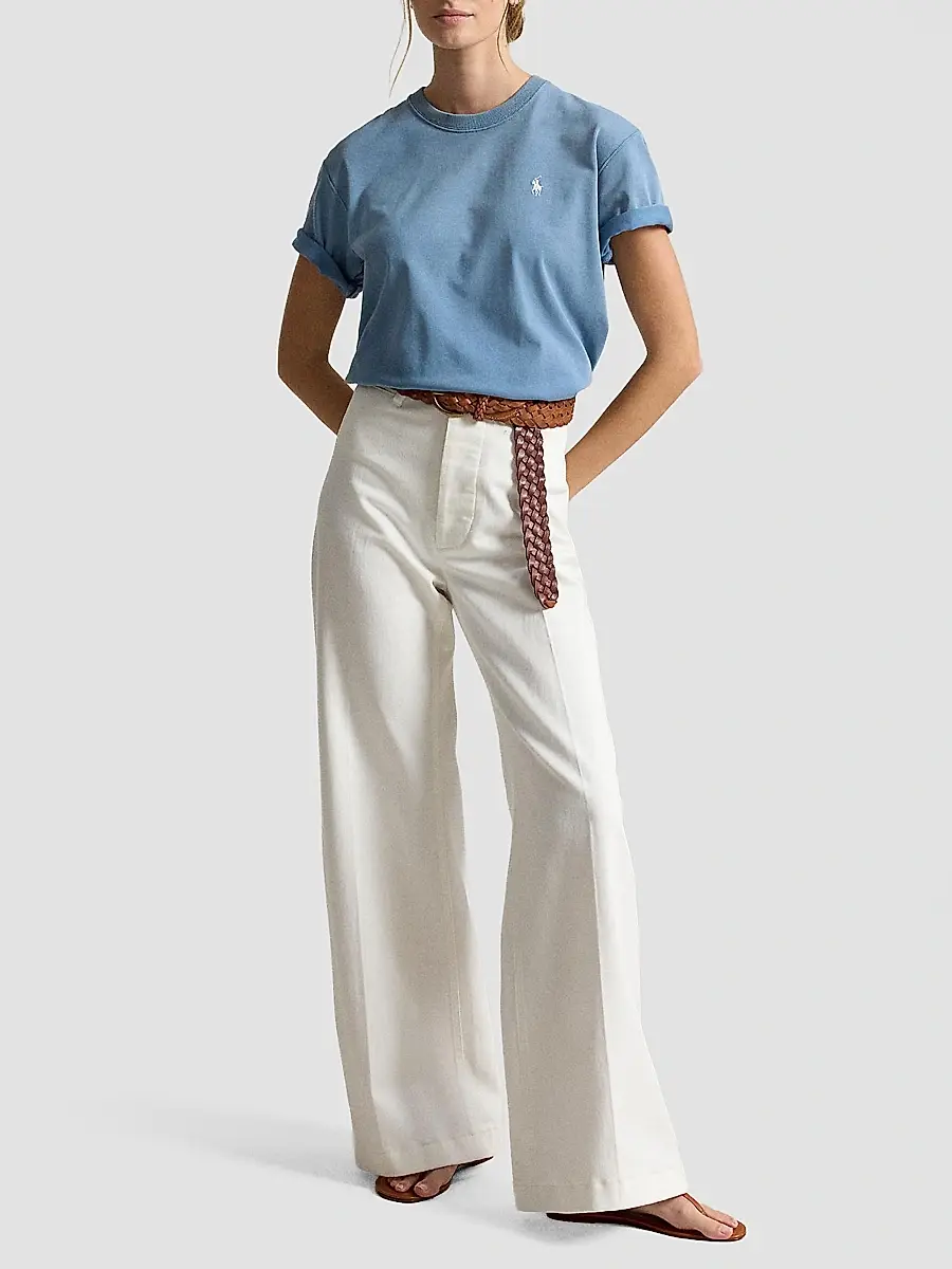 Polo Ralph Lauren Women's Logo Cotton Jersey T-Shirt | Thumbnail 2