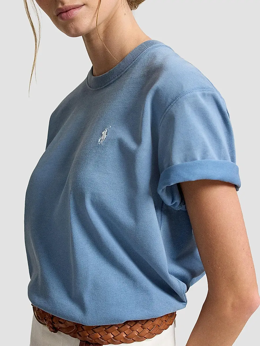 Polo Ralph Lauren Women's Logo Cotton Jersey T-Shirt | Thumbnail 5