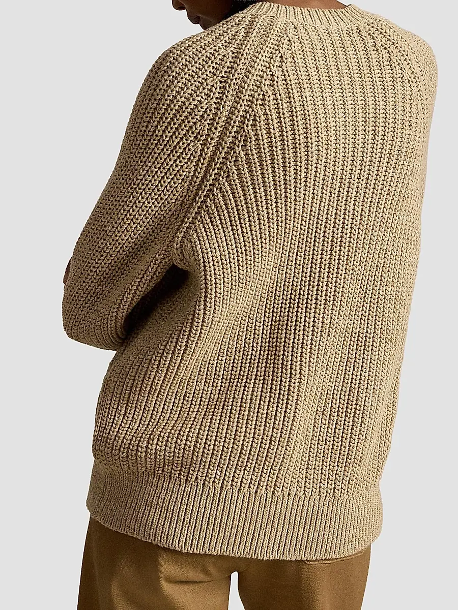 Polo Ralph Lauren Women's Raglan-Sleeve Cotton Cardigan | Thumbnail 3