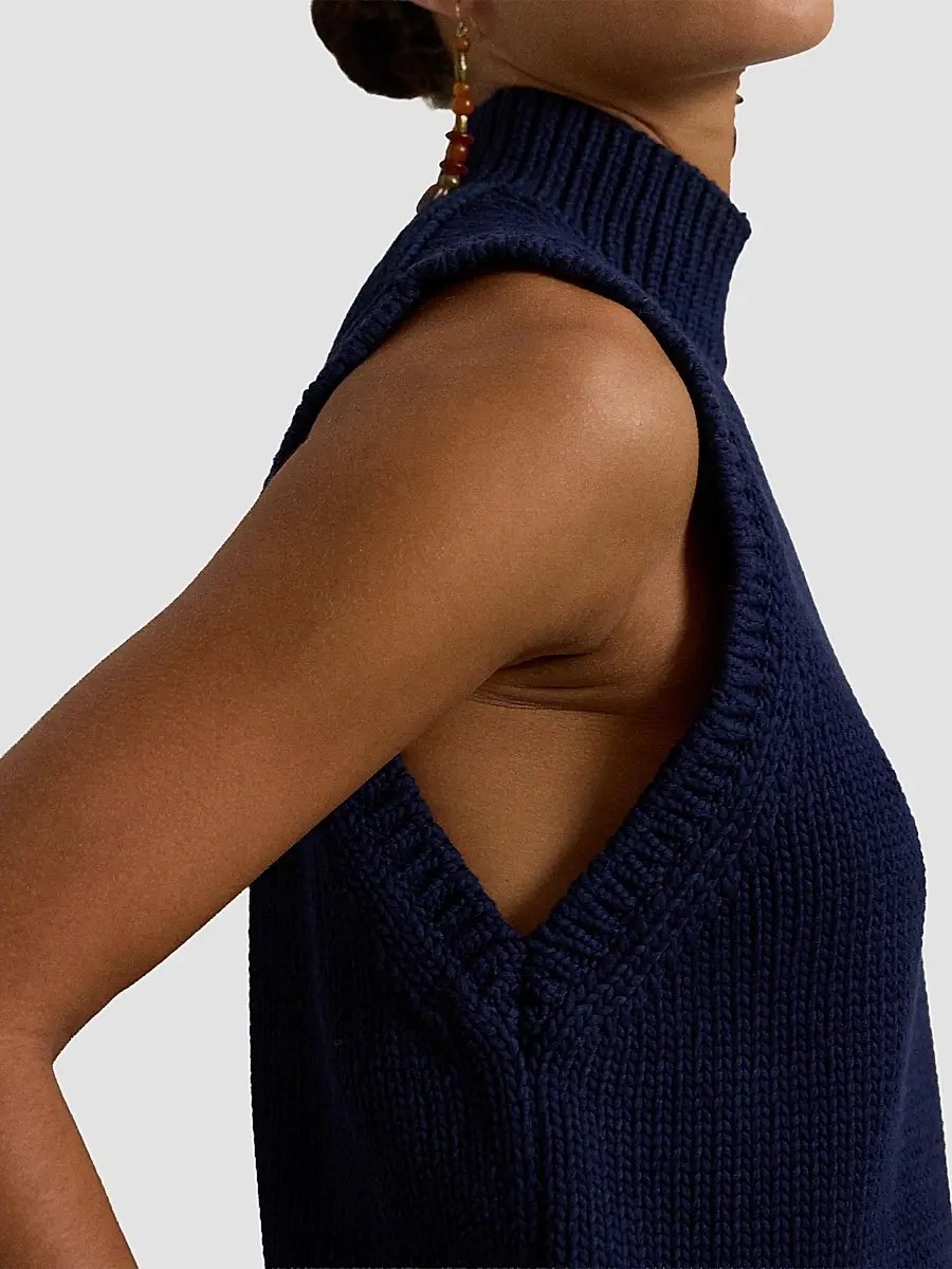 Polo Ralph Lauren Women's Sleeveless Turtleneck Sweater | Thumbnail 5