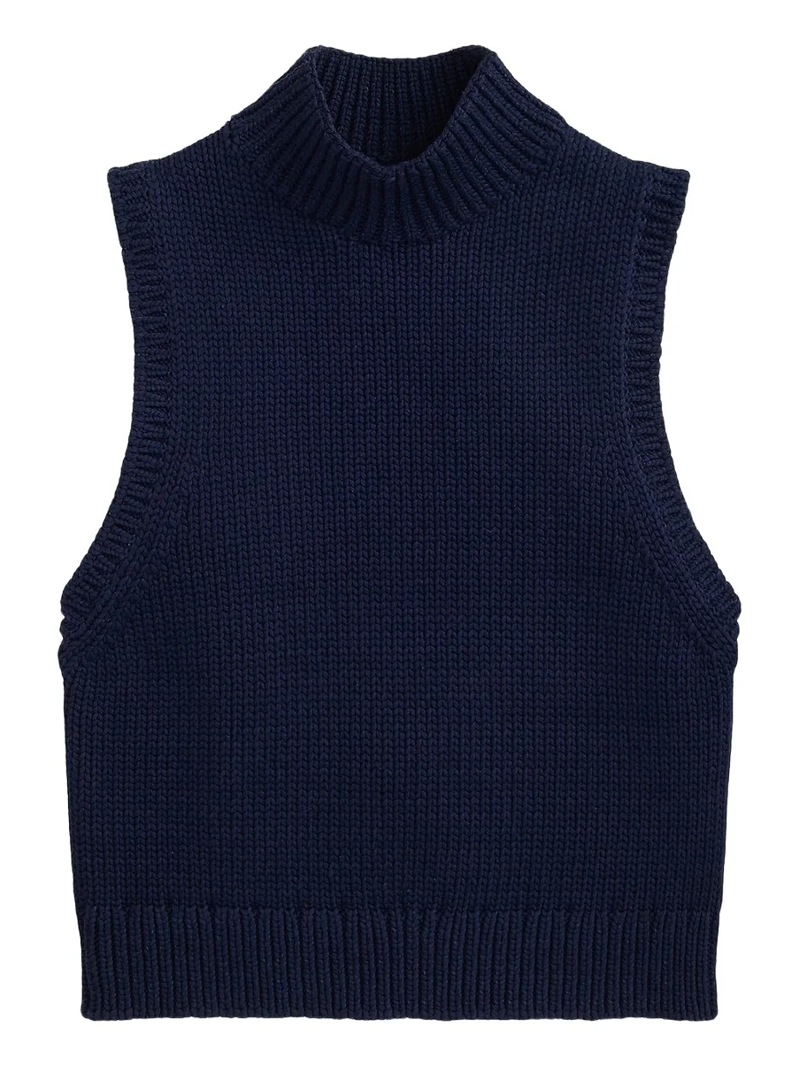 Women's Sleeveless Turtleneck Sweater Women's Sleeveless Turtleneck Sweater