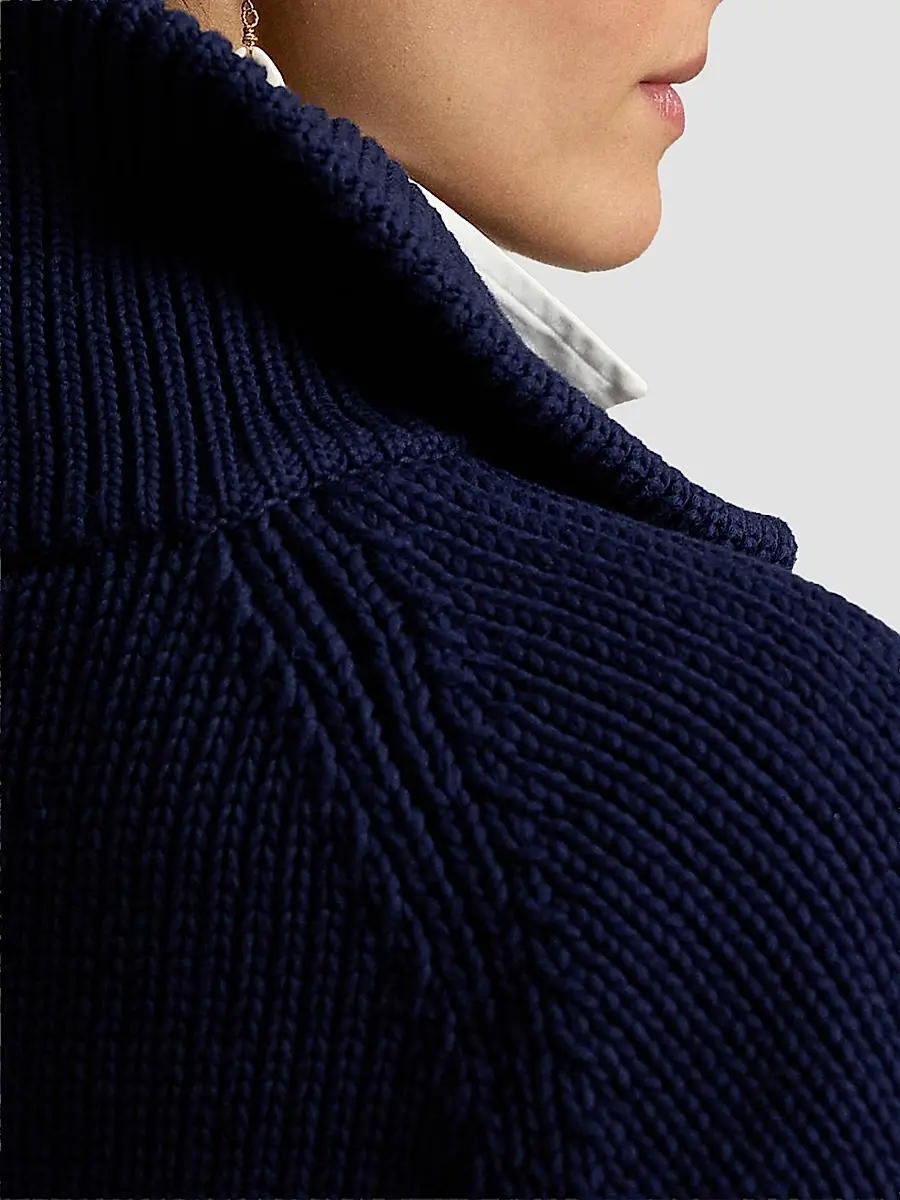Polo Ralph Lauren Women's Cotton-Blend Buttoned Cardigan | Thumbnail 6 Polo Ralph Lauren Women's Cotton-Blend Buttoned Cardigan | Thumbnail 6
