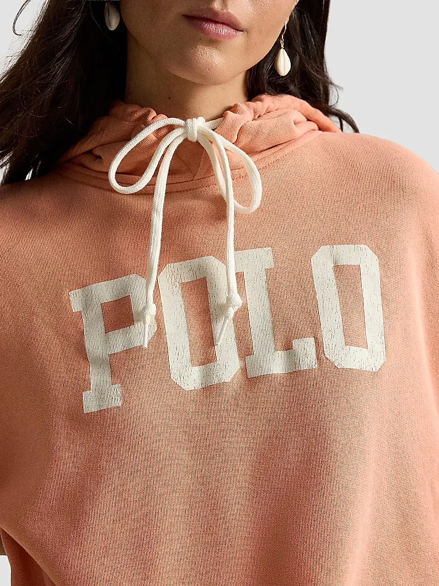 Polo Ralph Lauren Women's Logo Lightweight Fleece Hoodie | Thumbnail 5 Polo Ralph Lauren Women's Logo Lightweight Fleece Hoodie | Thumbnail 5